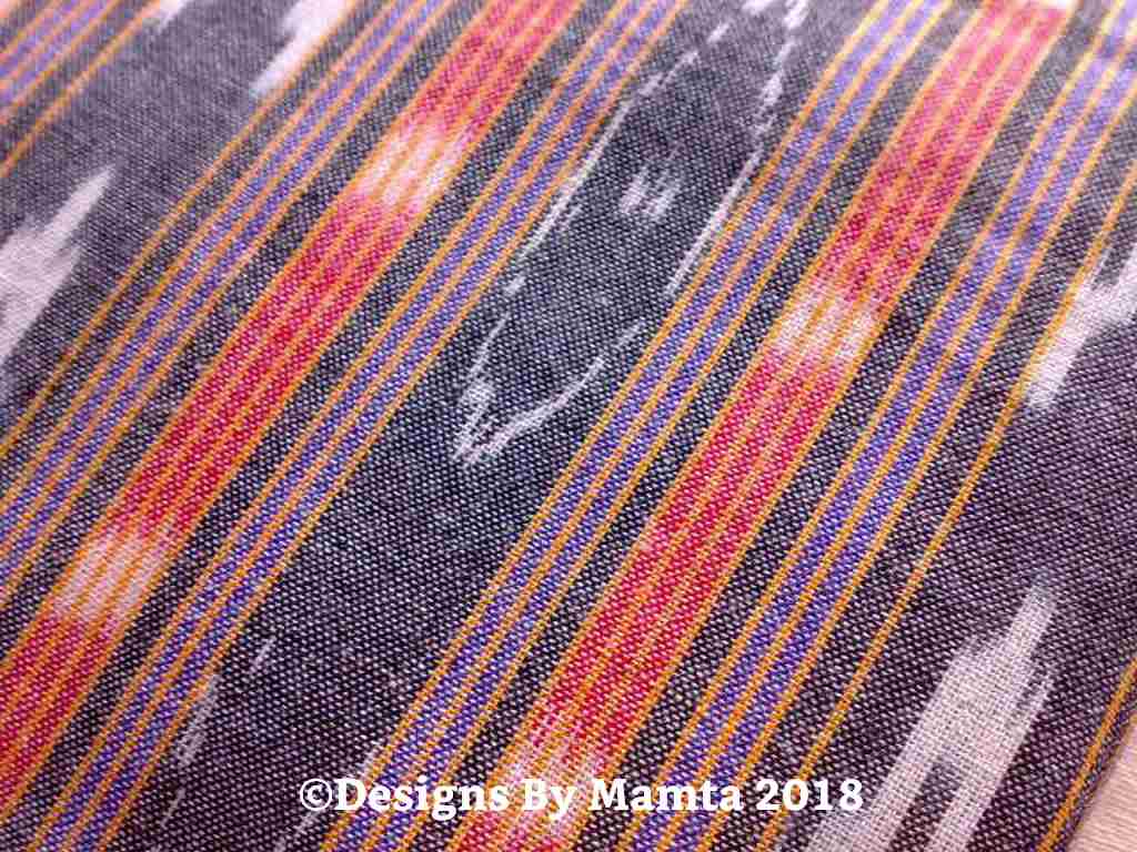 Red Ikat Fabric Designer Handloom Cotton Wholesale Order 100 Yards