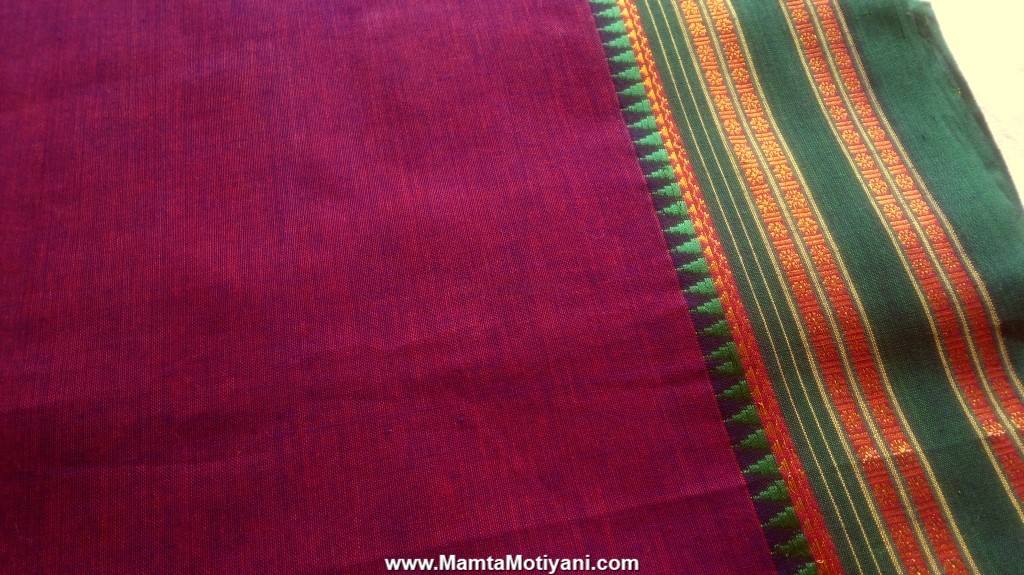 Burgundy Sari Fabric By The Yard Designer Indian Fabrics